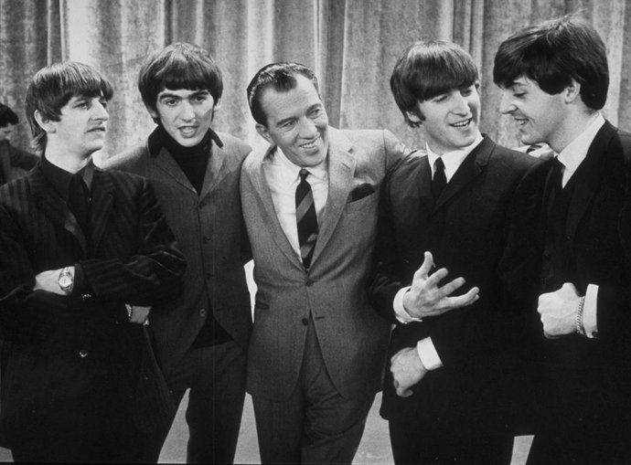 The Beatles con Ed Sullivan en 1964