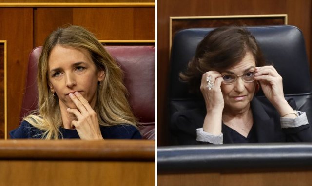 Cayetana Álvarez de Toledo y Carmen Calvo