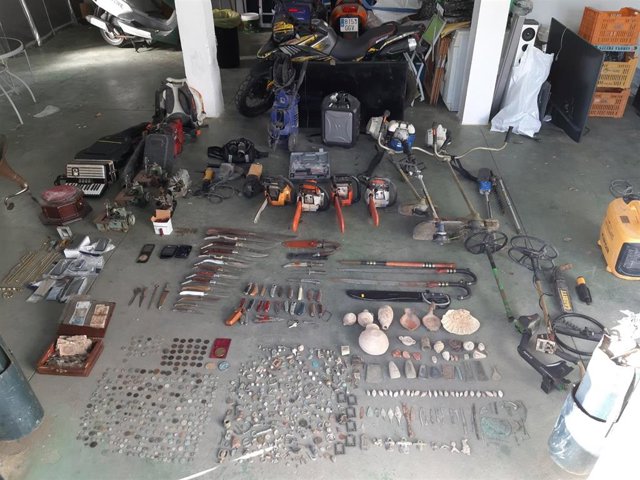 Intervención de la Guardia Civil en Los Alcores