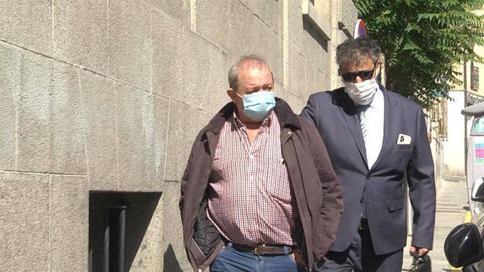 Entrada a los juzgados del presunto autor del incendio en la Sierra de Guadarrama