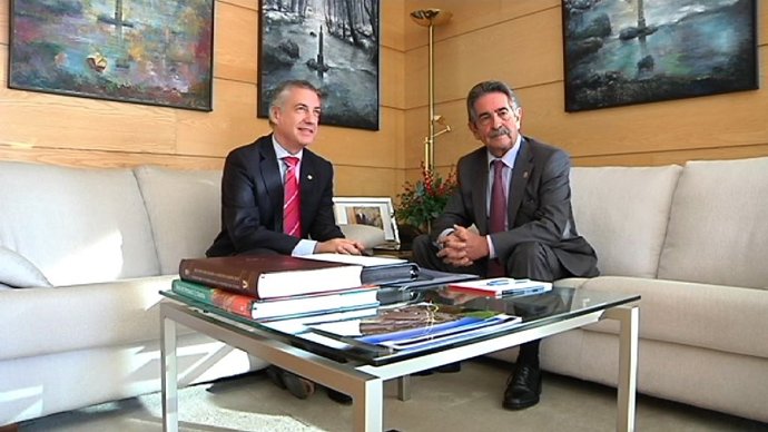 Lehendakari Urkullu con Miguel Ángel Revilla