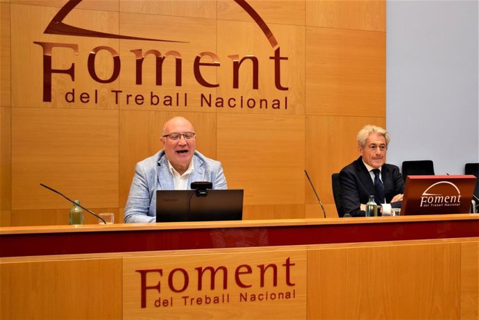Salvador Guillermo y Valentí Pich (Foment del Treball)
