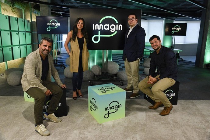 Presentación de Imagin con su consejero delegado, Benjamí Puigdevall