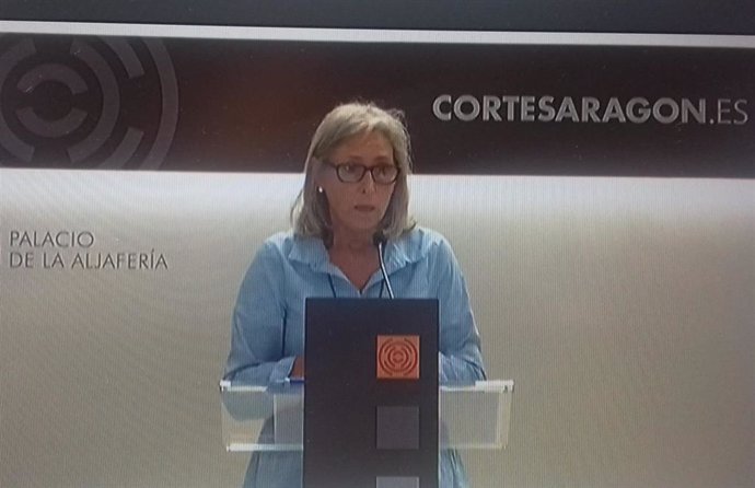 La diputada del Partido Popular (PP) en las Cortes de Aragón, Pilar Cortés.