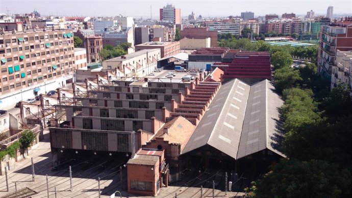 Cocheras de Metro de Cuatro Caminos.