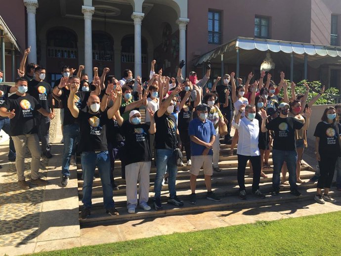Málaga.-Coronavirus.-El chef José Andrés entrega en Marbella la comida dos millo