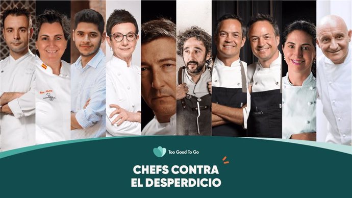 Too Good To Go, la app que lucha contra el desperdicio de alimentos, ha lanzado la iniciativa 'Chefs Contra El Desperdicio' en la que ha reunido a 10 grandes chefs españoles para luchar contra esta lacra, en el Día Mundial de la Gastronomía Sostenible