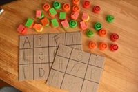 Bingo de letras: manualidades educativas para niños