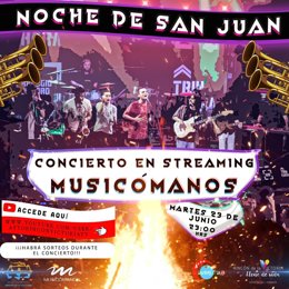 Concierto en streaming de Musicómanos para la Noche de San Juan