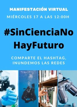 'Manifestación' Online Para Reivindicar Que #Sinciencianohayfuturo