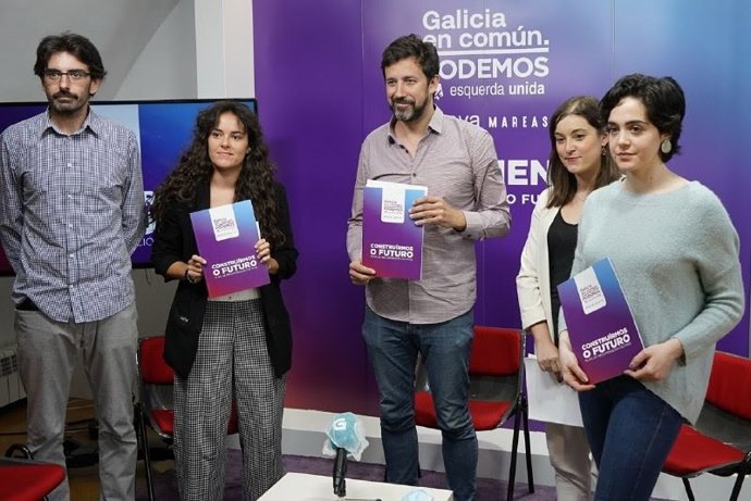 Presentación del plan de reconstrucción de Galicia en Común