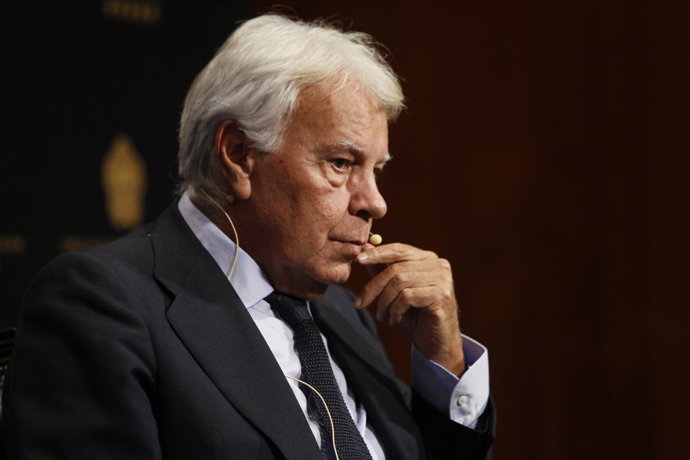 El expresidente del Gobierno, Felipe González