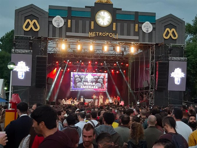 Concierto en el festival Metrópoli de Gijón, en 2019