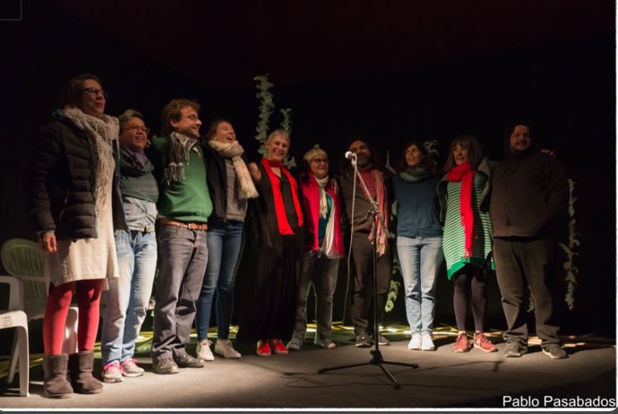 Participantes en el Maratón de los Cuentos de Guadalajara.