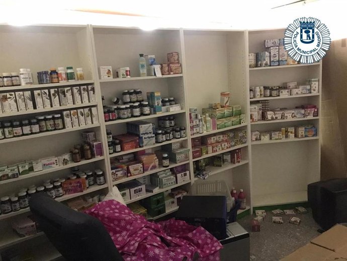 Localizado en Puente de Vallecas un herbolario con todos sus productos caducados