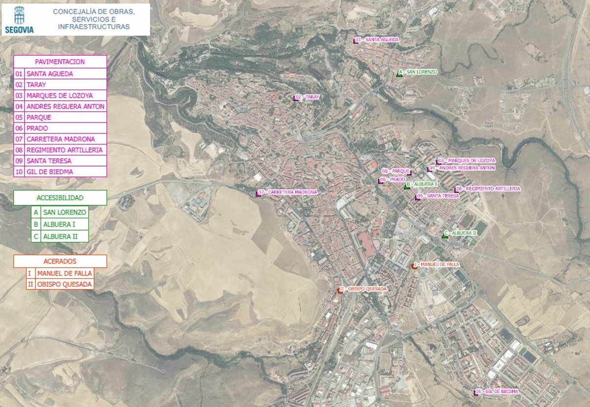 El Ayuntamiento De Segovia Ejecutará Un Plan De Pavimentación Y ...