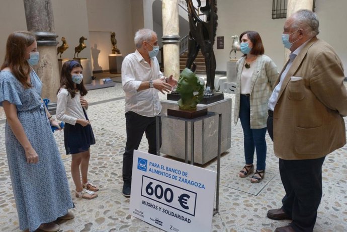 Coronavirus.- Zaragoza.- El Ayuntamiento entrega al Banco de Alimentos los 600 