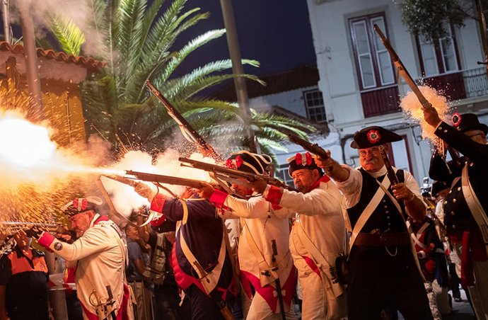 Recreación de la 'Gesta del 25 de Julio' en Santa Cruz de Tenerife