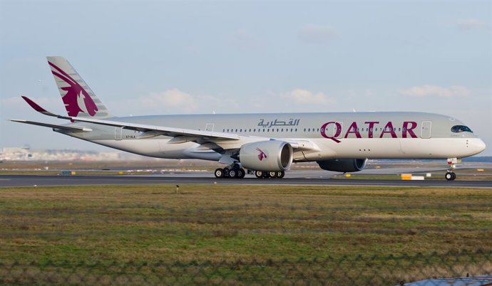 Avión de Qatar Airways