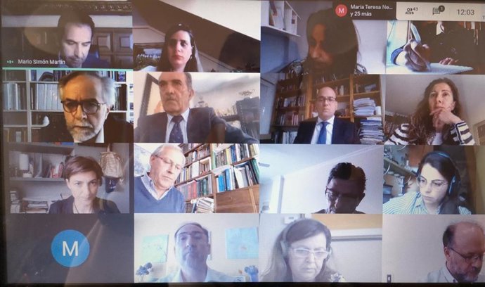 Pleno telemático del Ayuntamiento de Palencia.