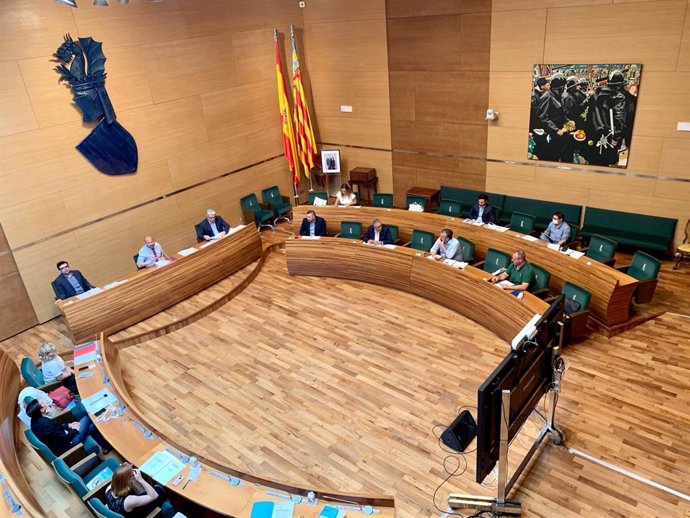 Consell Rector de Turisme en el Salón de Plenos de la Diputación de Valencia