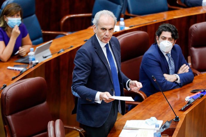 El consejero de Sanidad de la Comunidad de Madrid, Enrique Ruiz Escudero.