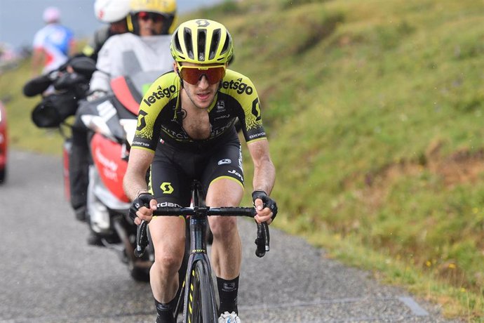 Simon Yates escapado durante una etapa del Tour de Francia 2019