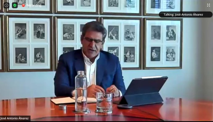 CEO de Santander, José Antonio Álvarez, participa en el webinar organizado por Esade Alumni para analizar el papel de la banca ante el nuevo escenario.