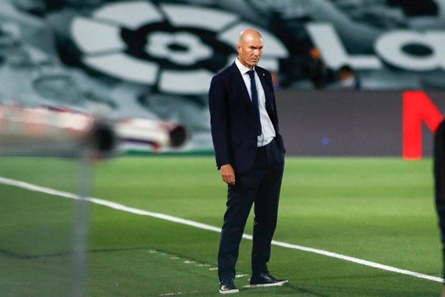 El entrenador del Real Madrid Zinédine Zidane