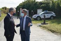 Urkullu y Revilla se reúnen en Muskiz en el primer día de recuperación de la movilidad entre Euskadi y Cantabria