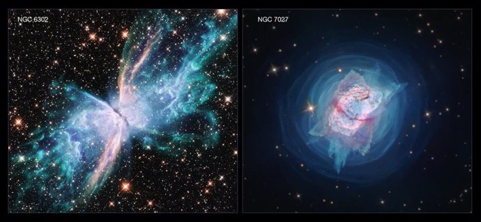NGC 6302 (Nebulosa de la Mariposa) y NGC 7027