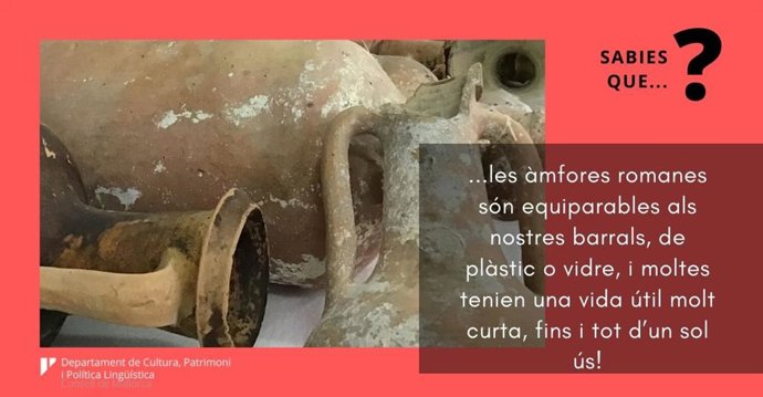 Tarjeta informativa elaborada por el Consell para divulgar el patrimonio arqueológico de Mallorca.