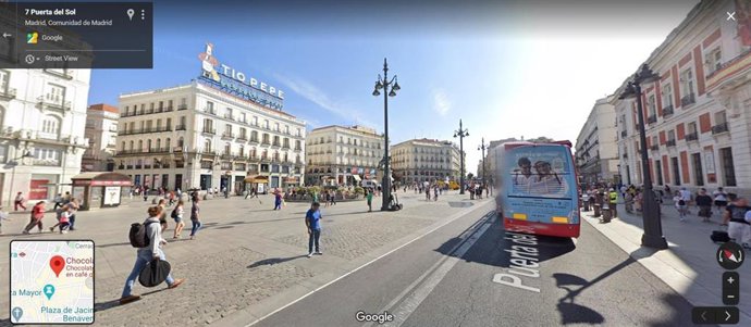 Puerta del Sol (Madrid) en Street View