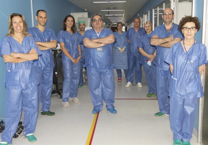 Equipo cirugía robótica colon y recto del Hospital Reina Sofía