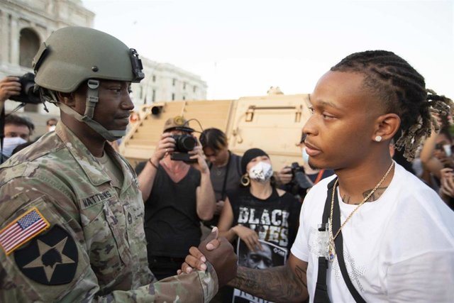 Protestas contra la muerte de George Floyd en St. Paul (Minesota)