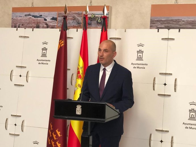 Pedro José García Rex, concejal delegado de Empleo, Promoción Económica y Turismo del Ayuntamiento de Murcia