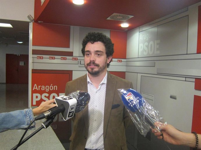 El secretario de Organización del PSOE Aragón, Darío Villagrasa.