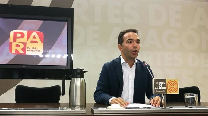 El portavoz parlamentario del PAR, Jesús Guerrero.