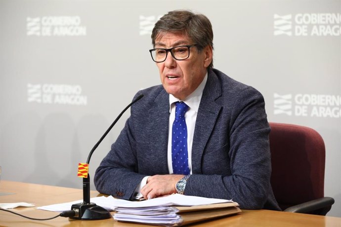 El vicepresidente del Gobierno de Aragón, Arturo Aliaga.