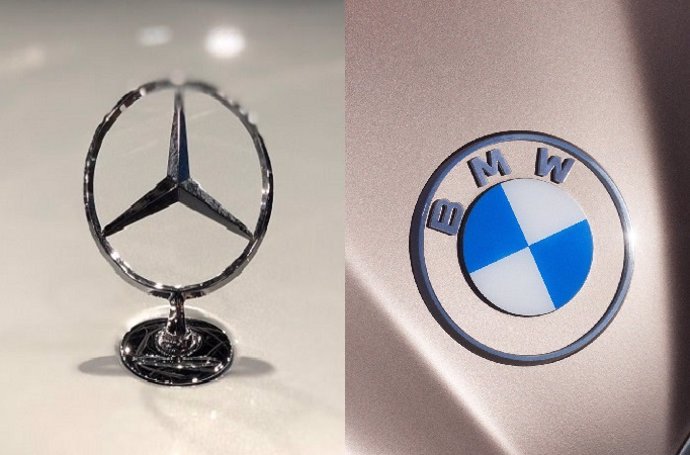 Logos de Mercedes-Benz y BMW.