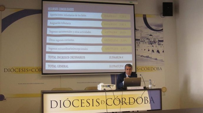 El ecónomo diocesano de Córdoba, José Luis Vidal Soler.