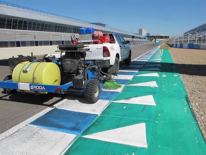 Preparativos para la vuelta a la actividad en el Circuito de Jerez