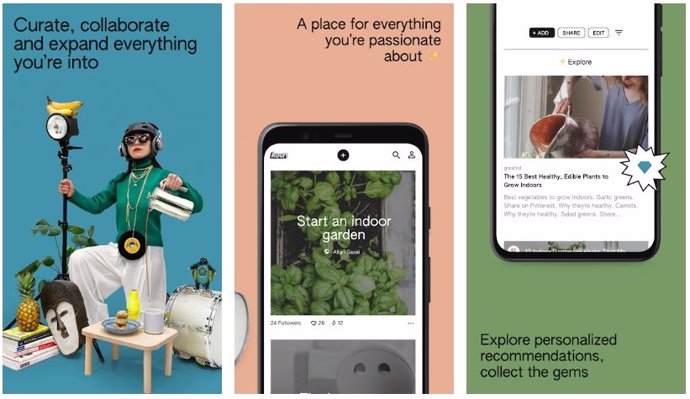 Google lanza Keen, una 'app' similar a Pinterest con Inteligencia Artificial