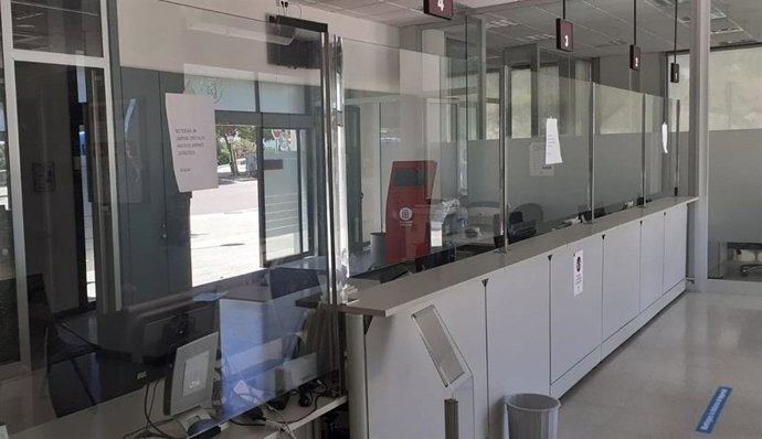 Oficina de Gestión de Tributaria del Maresme, en Mataró, acondicionada para la reapertura tras la crisis sanitaria de la Covid-19