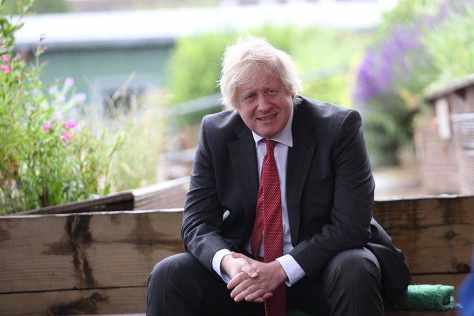 19 June 2020, England, Hemel Hempstead: UK Prime Minister Boris Johnson. Photo: Steve Parsons/PA Wire/dpa