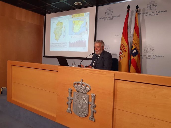 El delegado de la Agencia Estatal de Meteorología en Aragón, Rafael Requena