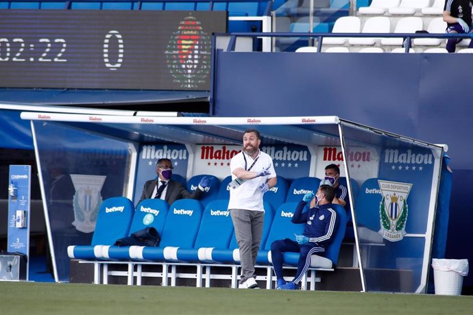 El entrenador del Real Valladolid, Sergio González