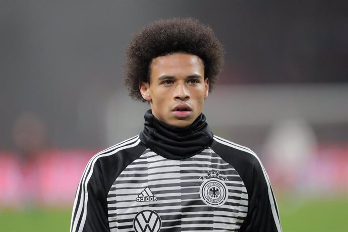 Leroy Sané con la selección de Alemania