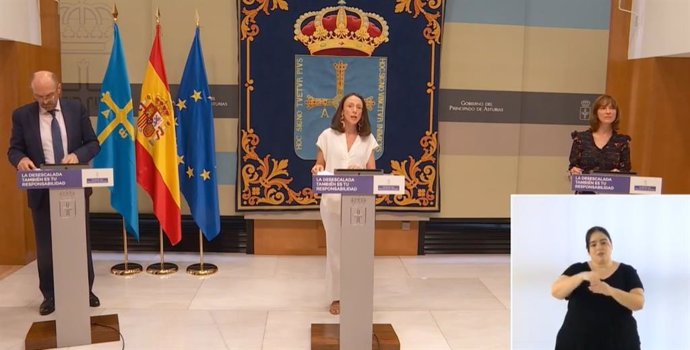 Rueda de prensa posterior al Consejo de Gobierno del Principado de Asturias