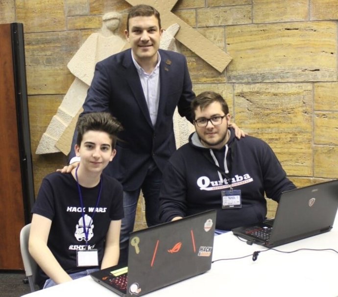 Los expertos cordobeses de la consultora de ciberseguridad 'AllPentesting' Eduardo Sánchez, Rafael López y Rafael Sojo.